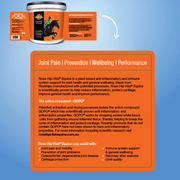 Rose-Hip Vital product packaging with text on a blue background