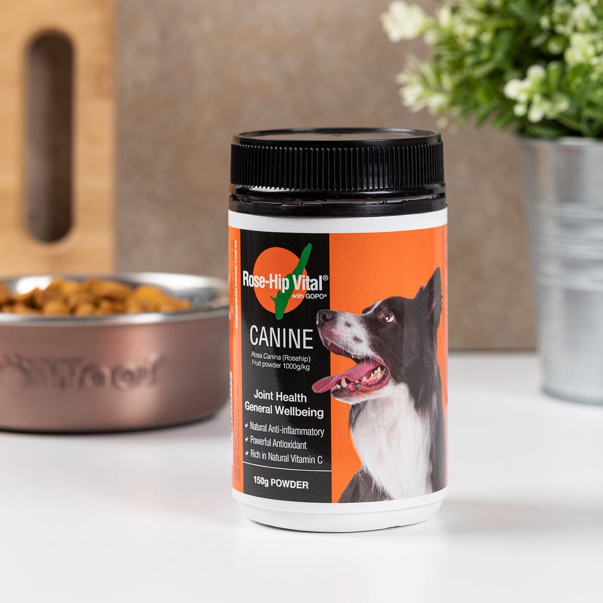 Rose-Hip Vital Canine 150g (5.2oz) | Joint Health &amp; General Wellbeing | For your dog